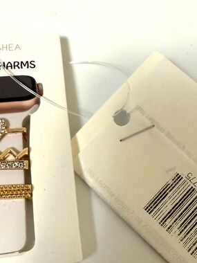 Gold Accent Ring-Style Charms for Wearable Bands - Unbranded